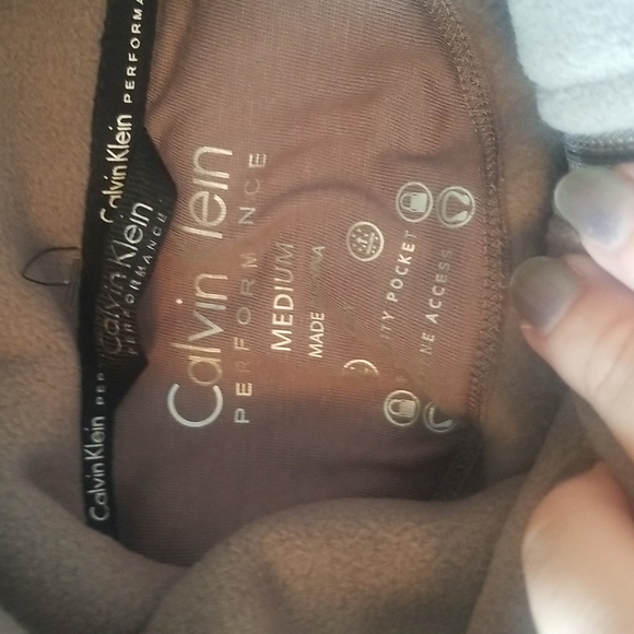 Calvin Kleim brown fleece vest M - Picture 5 of 5